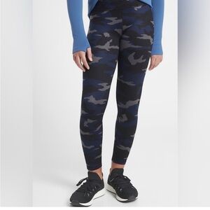 Athleta Girls Camo Leggings Printed Chit Chat Tight size 8-10